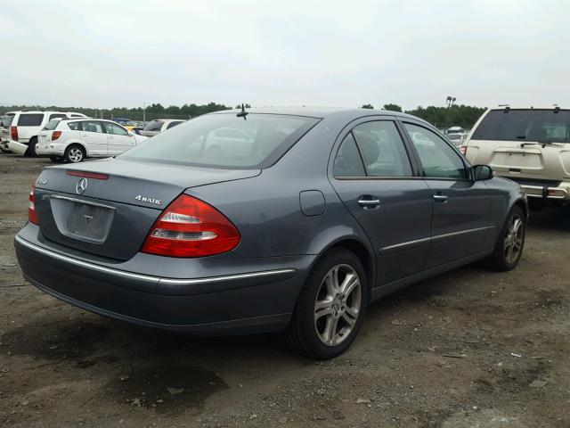 WDBUF87J96X189548 - 2006 MERCEDES-BENZ E 350 4MAT GRAY photo 4