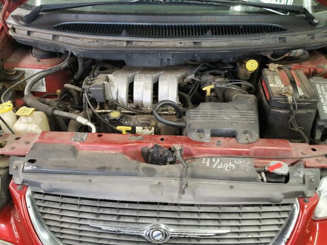 1C4GP44G3YB617269 - 2000 CHRYSLER TOWN & COU RED photo 7