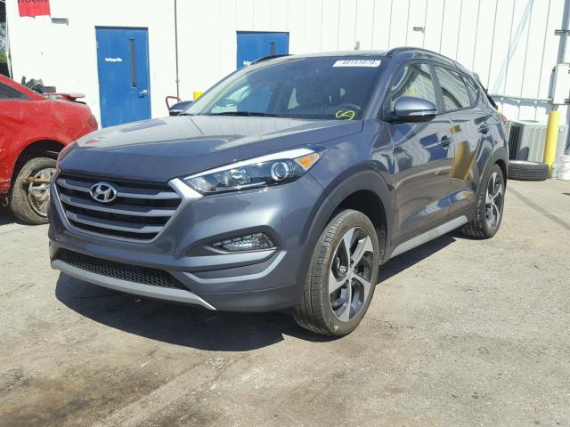 KM8J33A26HU550946 - 2017 HYUNDAI TUCSON LIM GRAY photo 2