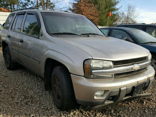 1GNDT13S722432692 - 2002 CHEVROLET TRAILBLAZE BEIGE photo 1