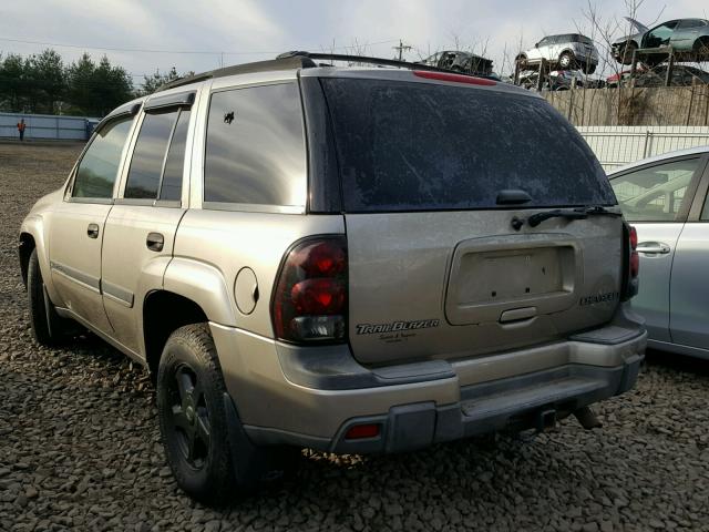 1GNDT13S722432692 - 2002 CHEVROLET TRAILBLAZE BEIGE photo 3