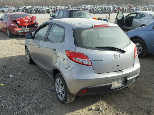 JM1DE1KY8E0184512 - 2014 MAZDA MAZDA2 SPO 银色 照片 3