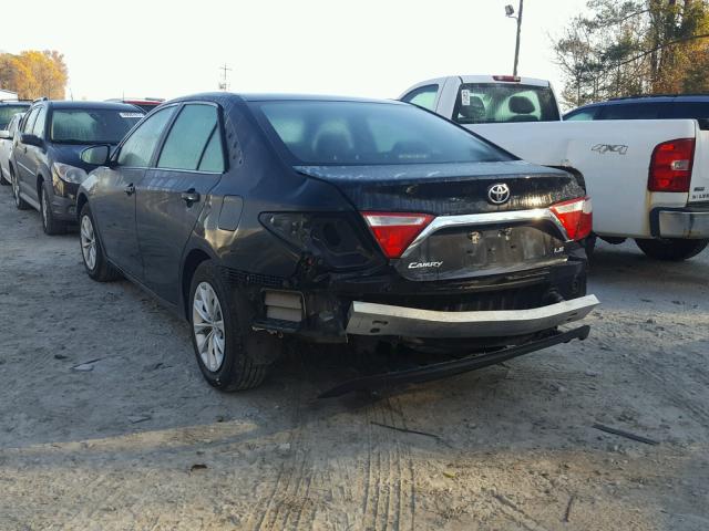 4T1BF1FK5FU907720 - 2015 TOYOTA CAMRY LE შავი ფოტო 3