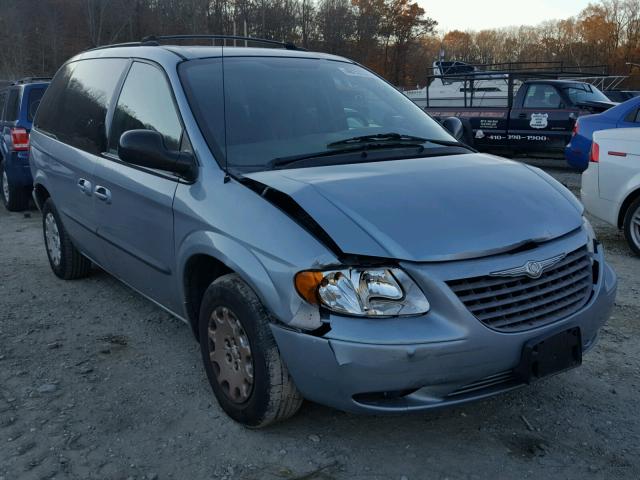 1C4GJ45383B156978 - 2003 CHRYSLER VOYAGER LX BLUE photo 1