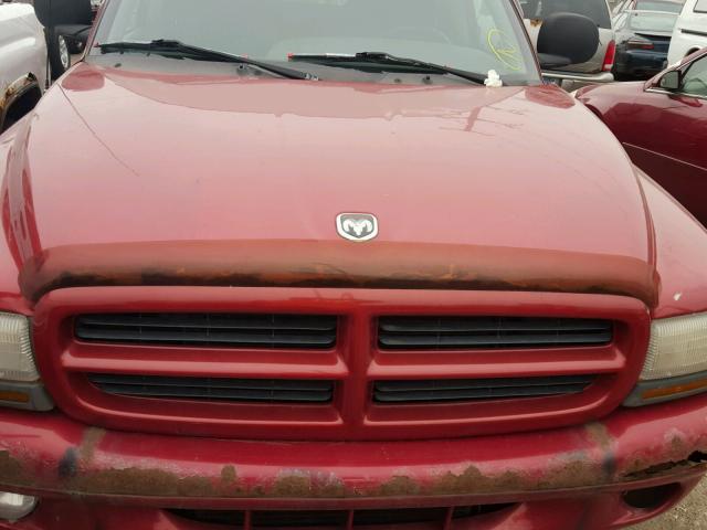 1B4HS28Z9XF706979 - 1999 DODGE DURANGO RED photo 7