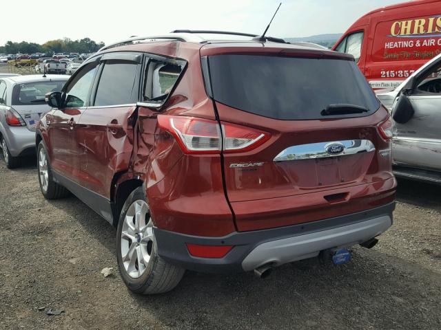 1FMCU9J90EUE06021 - 2014 FORD ESCAPE TIT RED photo 3