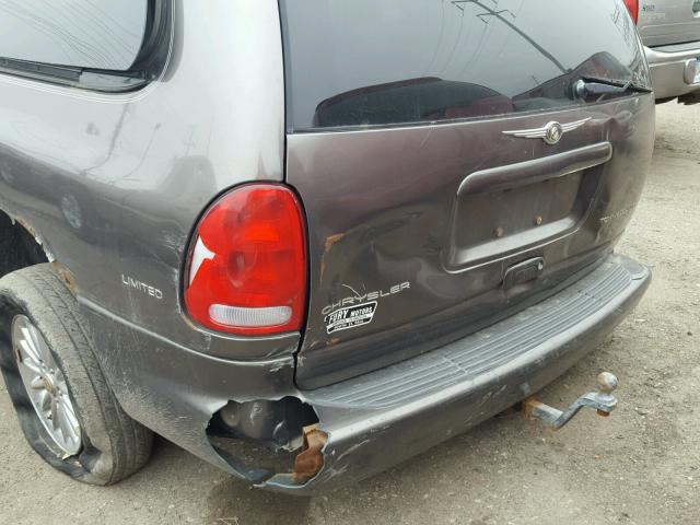 1C4GP64L8XB627531 - 1999 CHRYSLER TOWN & COU GRAY photo 9