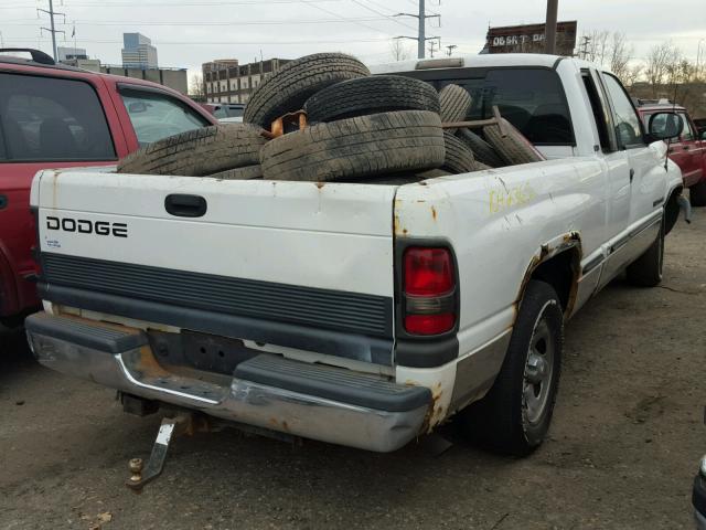 1B7HC13Z4WJ118971 - 1998 DODGE RAM 1500 WHITE photo 4