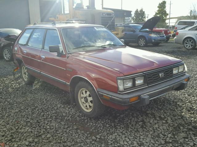 JF2AM53BXEE411890 - 1984 SUBARU GL 4WD RED photo 1