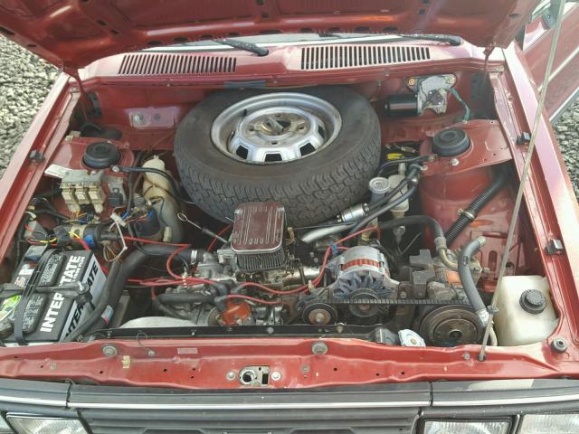 JF2AM53BXEE411890 - 1984 SUBARU GL 4WD RED photo 7