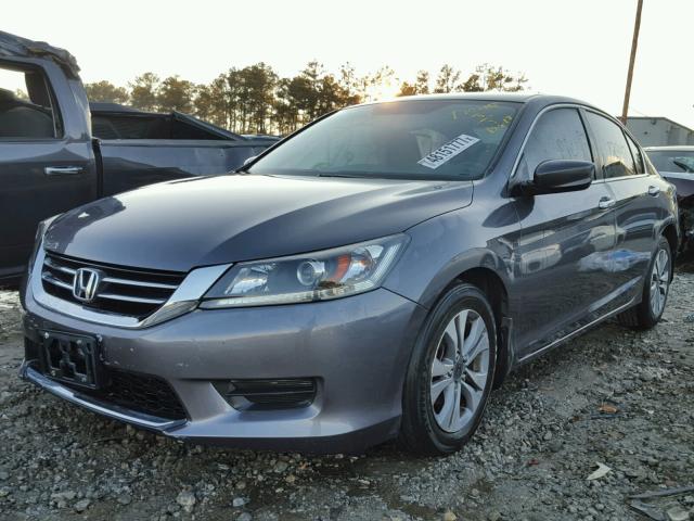 1HGCR2F31DA239994 - 2013 HONDA ACCORD LX GRAY photo 2