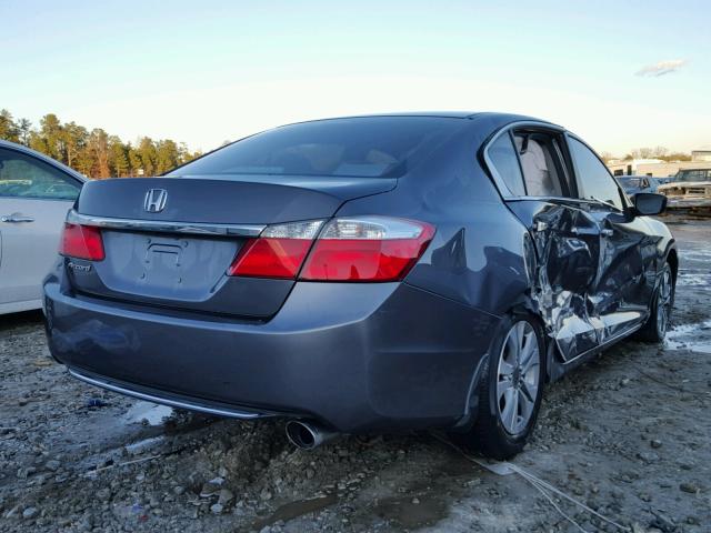 1HGCR2F31DA239994 - 2013 HONDA ACCORD LX GRAY photo 4