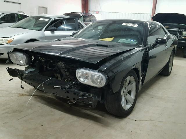 2C3CDYAG4DH501197 - 2013 DODGE CHALLENGER BLACK photo 2