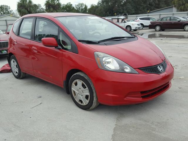 JHMGE8H3XDC035936 - 2013 HONDA FIT RED photo 1