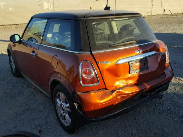 WMWSU3C58CT257896 - 2012 MINI COOPER ORANGE photo 3