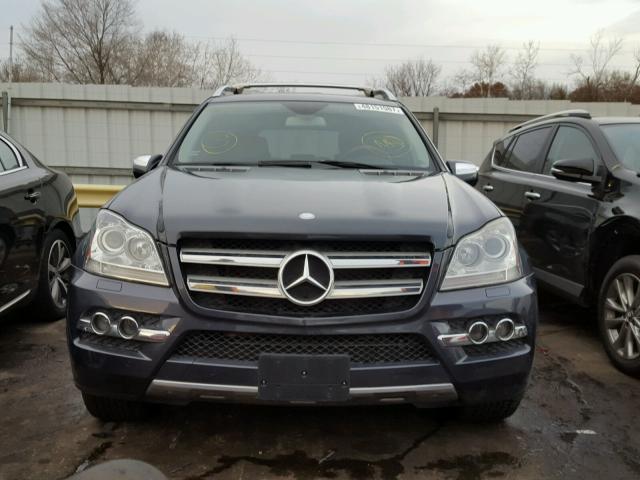 4JGBF7BE7AA580332 - 2010 MERCEDES-BENZ GL 450 4MA BLUE photo 9