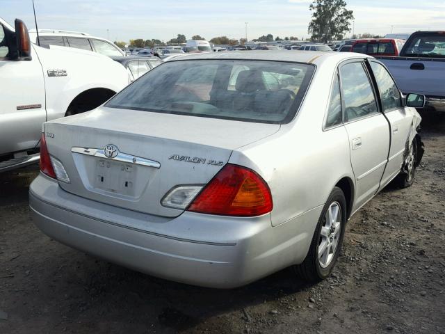 4T1BF28B5YU083515 - 2000 TOYOTA AVALON XL GRAY photo 4