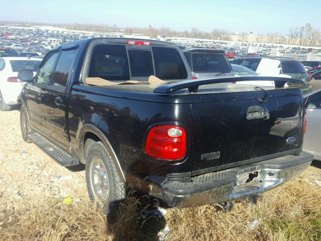 1FTRW07L83KC56496 - 2003 FORD F150 SUPER BLACK photo 3