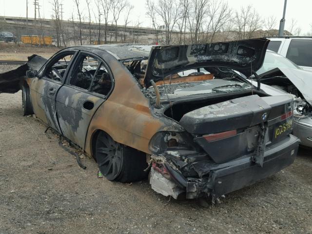 WBAGL63483DP62526 - 2003 BMW 745 I BURN photo 3