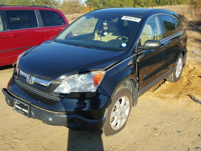 3CZRE38509G702963 - 2009 HONDA CR-V EX BLACK photo 2