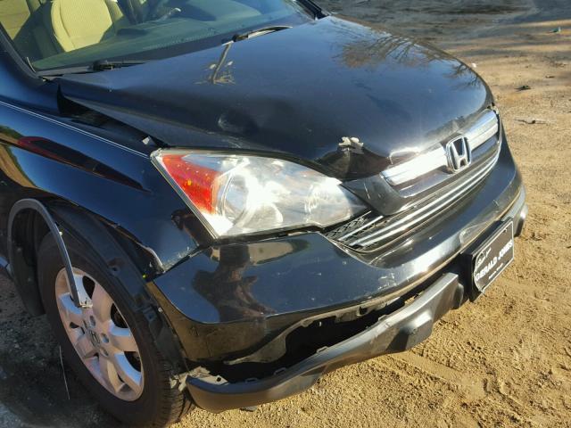 3CZRE38509G702963 - 2009 HONDA CR-V EX BLACK photo 9