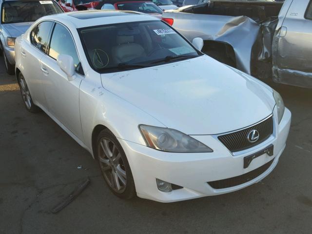 JTHBK262862020466 - 2006 LEXUS IS 250 WHITE photo 1