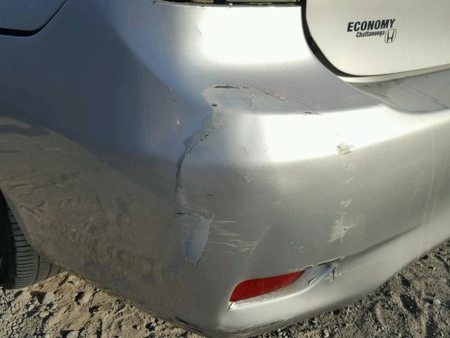 5YFBU4EE7DP093975 - 2013 TOYOTA COROLLA BA SILVER photo 9