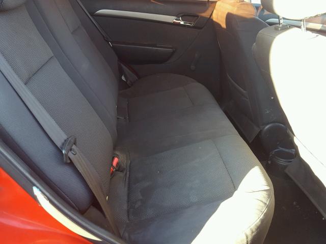 KL1TD56637B132864 - 2007 CHEVROLET AVEO BASE 红色 照片 6