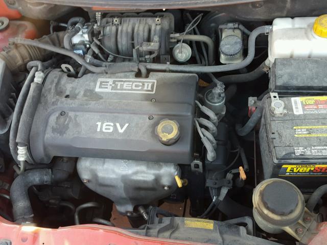 KL1TD56637B132864 - 2007 CHEVROLET AVEO BASE 红色 照片 7