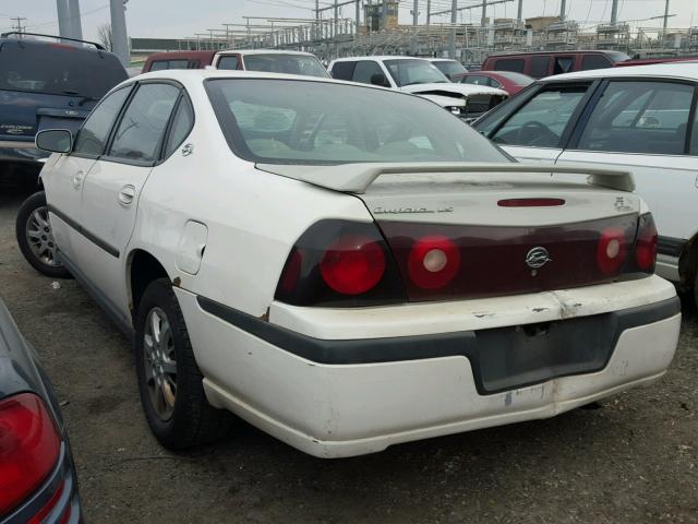 2G1WF52E859295093 - 2005 CHEVROLET IMPALA 白色 照片 3