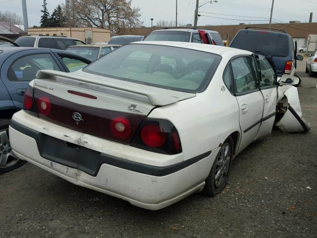 2G1WF52E859295093 - 2005 CHEVROLET IMPALA 白色 照片 4