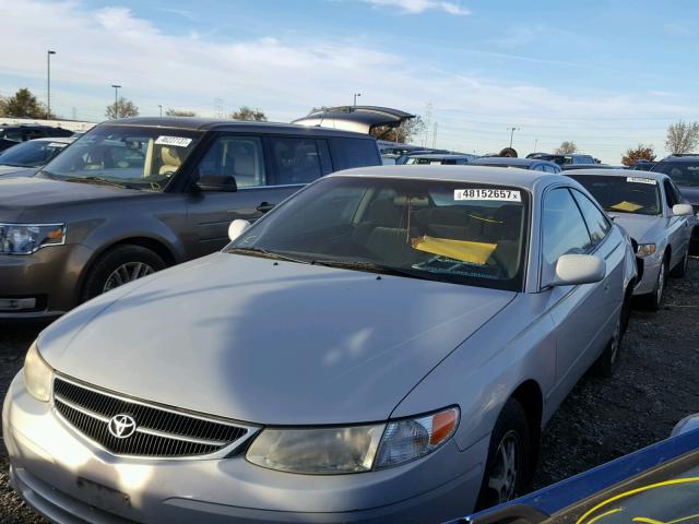 2T1CG22P71C471746 - 2001 TOYOTA CAMRY SOLA SILVER photo 2