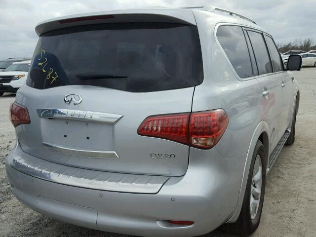 JN8AZ2NF7H9640186 - 2017 INFINITI QX80 BASE SILVER photo 4