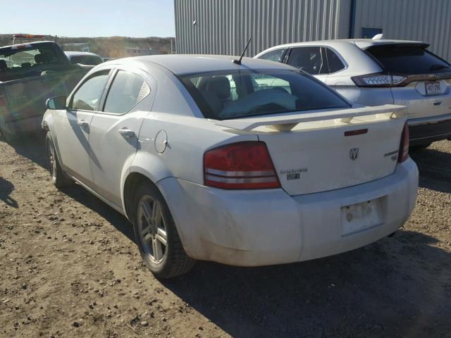 1B3CC5FB3AN215582 - 2010 DODGE AVENGER R/ WHITE photo 3