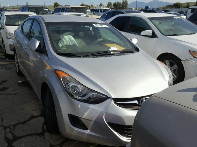 KMHDH4AEXCU442885 - 2012 HYUNDAI ELANTRA GL SILVER photo 1