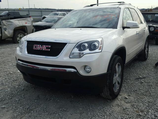 1GKKRRED0BJ386483 - 2011 GMC ACADIA SLT თეთრი ფოტო 2