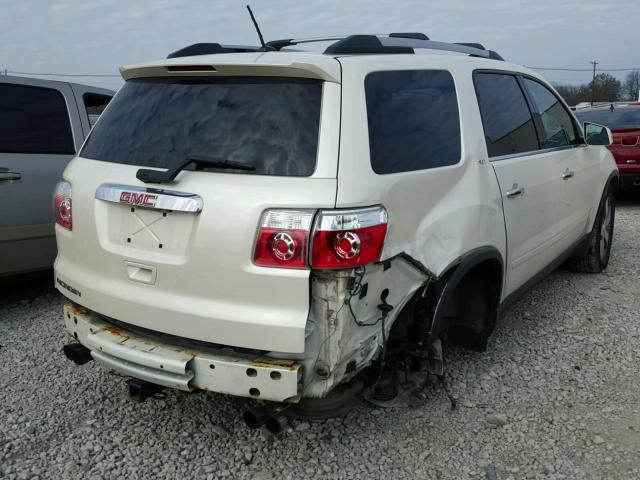 1GKKRRED0BJ386483 - 2011 GMC ACADIA SLT თეთრი ფოტო 4