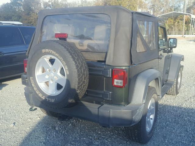 1J4AA2D11AL230270 - 2010 JEEP WRANGLER S GREEN photo 4