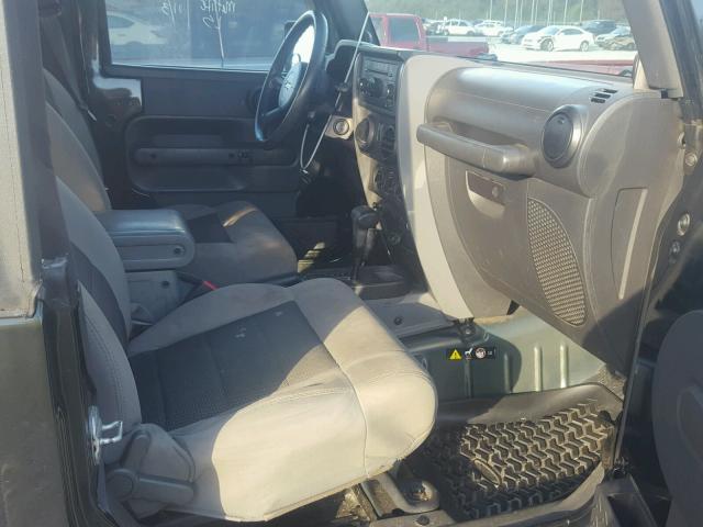 1J4AA2D11AL230270 - 2010 JEEP WRANGLER S GREEN photo 5