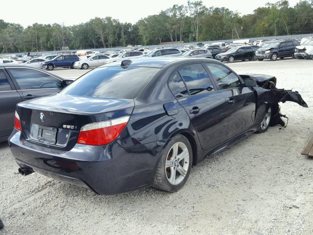 WBANW53568CT50927 - 2008 BMW 550 I BLACK photo 4