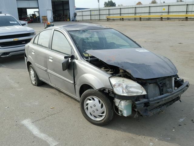 KNADH4A37B6848528 - 2011 KIA RIO BASE SILVER photo 1