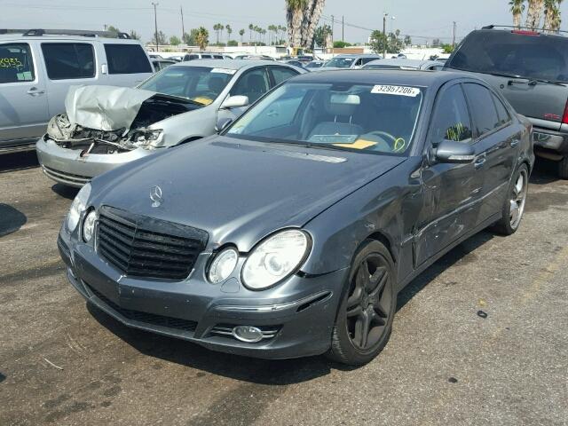 WDBUF56XX7B087050 - 2007 MERCEDES-BENZ E 350 BLUE photo 2