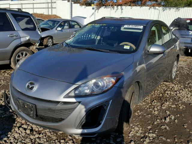 JM1BL1UG1B1418125 - 2011 MAZDA 3 I SILVER photo 2