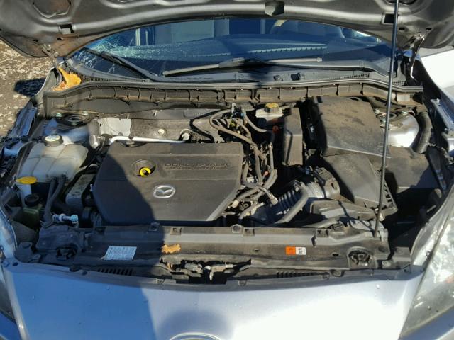 JM1BL1UG1B1418125 - 2011 MAZDA 3 I SILVER photo 7