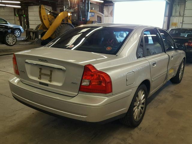 YV1TH592961446412 - 2006 VOLVO S80 2.5T SILVER photo 4