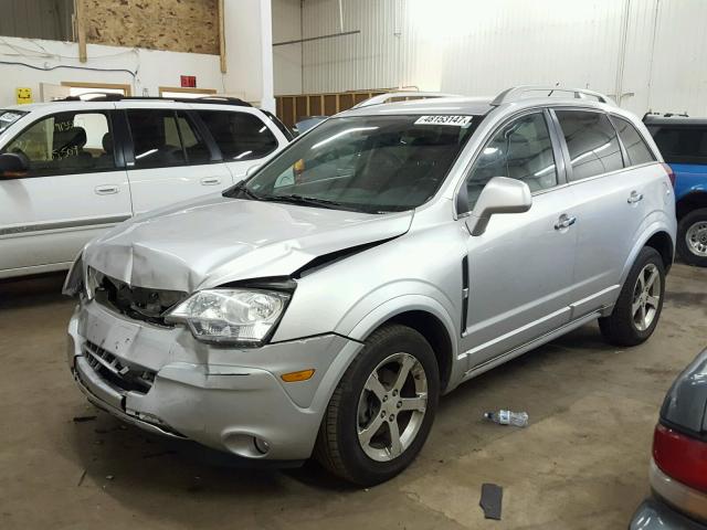 3GNAL3EK9DS586856 - 2013 CHEVROLET CAPTIVA LT SILVER photo 2