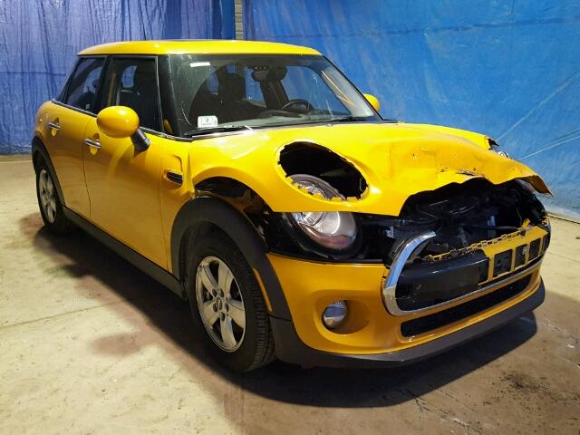 WMWXU1C55G2D10689 - 2016 MINI COOPER YELLOW photo 1