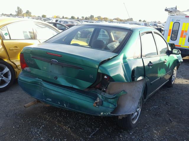 1FAFP34P42W264844 - 2002 FORD FOCUS SE GREEN photo 4