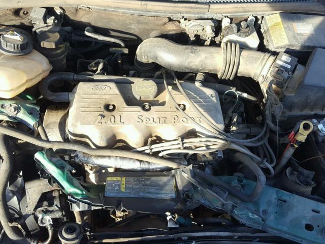 1FAFP34P42W264844 - 2002 FORD FOCUS SE GREEN photo 7