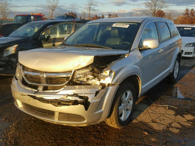 3D4GG57VX9T564038 - 2009 DODGE JOURNEY SX SILVER photo 2